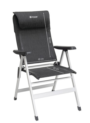Krzesło Outwell MILTON black/grey  2