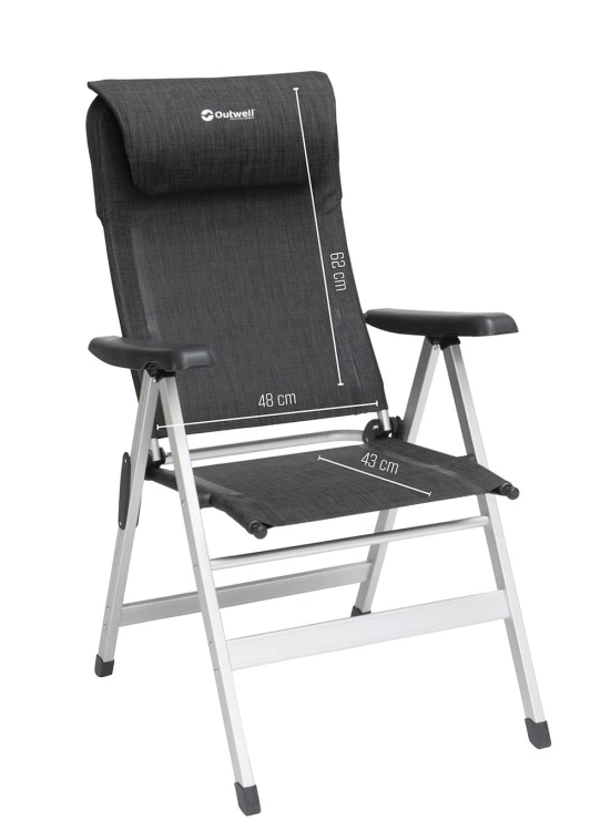 Krzesło Outwell MILTON black/grey  2