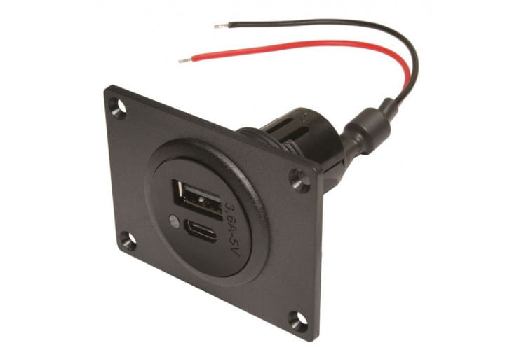 Gniazdo ładowarka USB-A USB-C