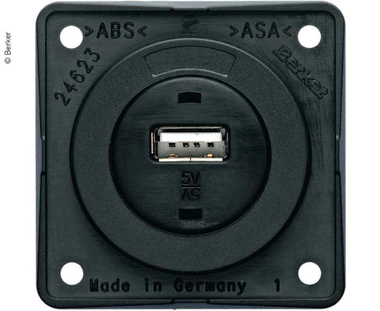 Gniazdo ładowarka Berker Integro 1x USB 12 V 3A