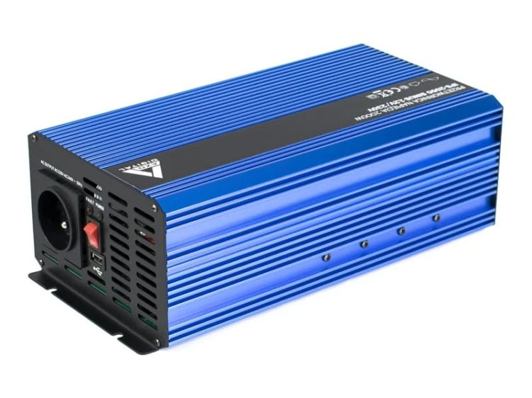 Przetwornica napięcia 12 VDC / 230 VAC SINUS 2000w