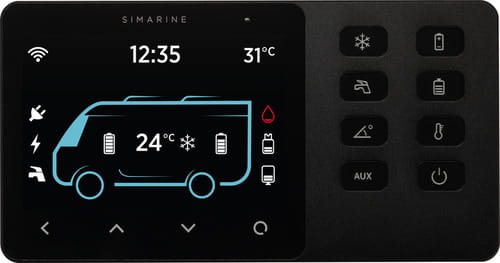 Caravan control system/ panel sterowania