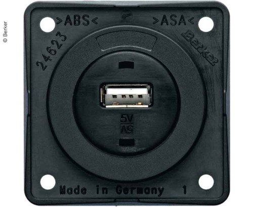 Gniazdo ładowarka Berker Integro 1x USB 12 V 3A