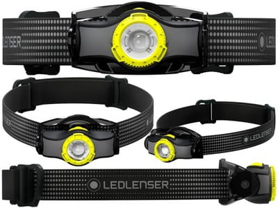 502149 Latarka czołowa Ledlenser MH3 żółta