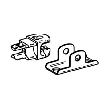 B-443200 Metalowe zakończenia nóg markizy Thule Omnistor