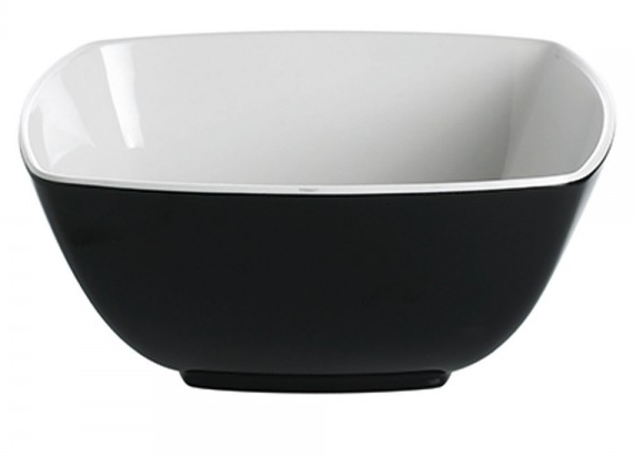 550/695 Miseczka z melaminy Black&amp;White Gimex