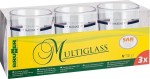 0830185C.C2T Zestaw 3  szklanek Brunner Set Multiglass Marine